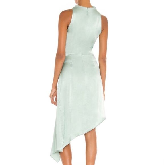 ELLIATT Green Asymmetrical Alaia Dress NEW - Picture 11 of 12